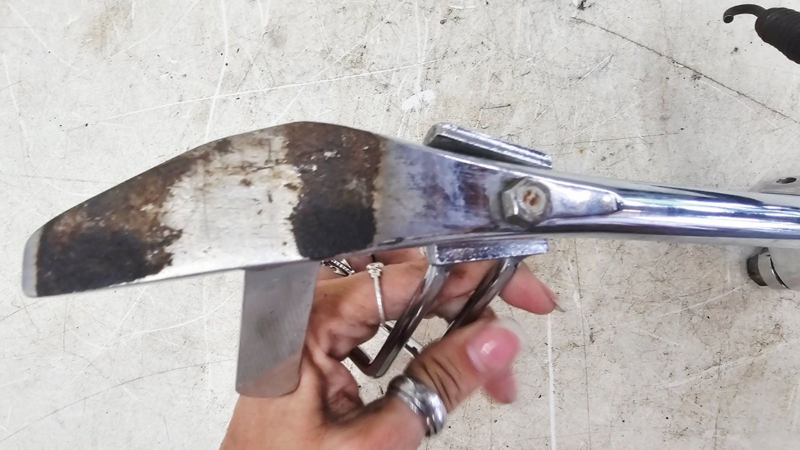 1996 HARLEY FLH ELECTRA GLIDE Chrome Kickstand Side Kick Stand