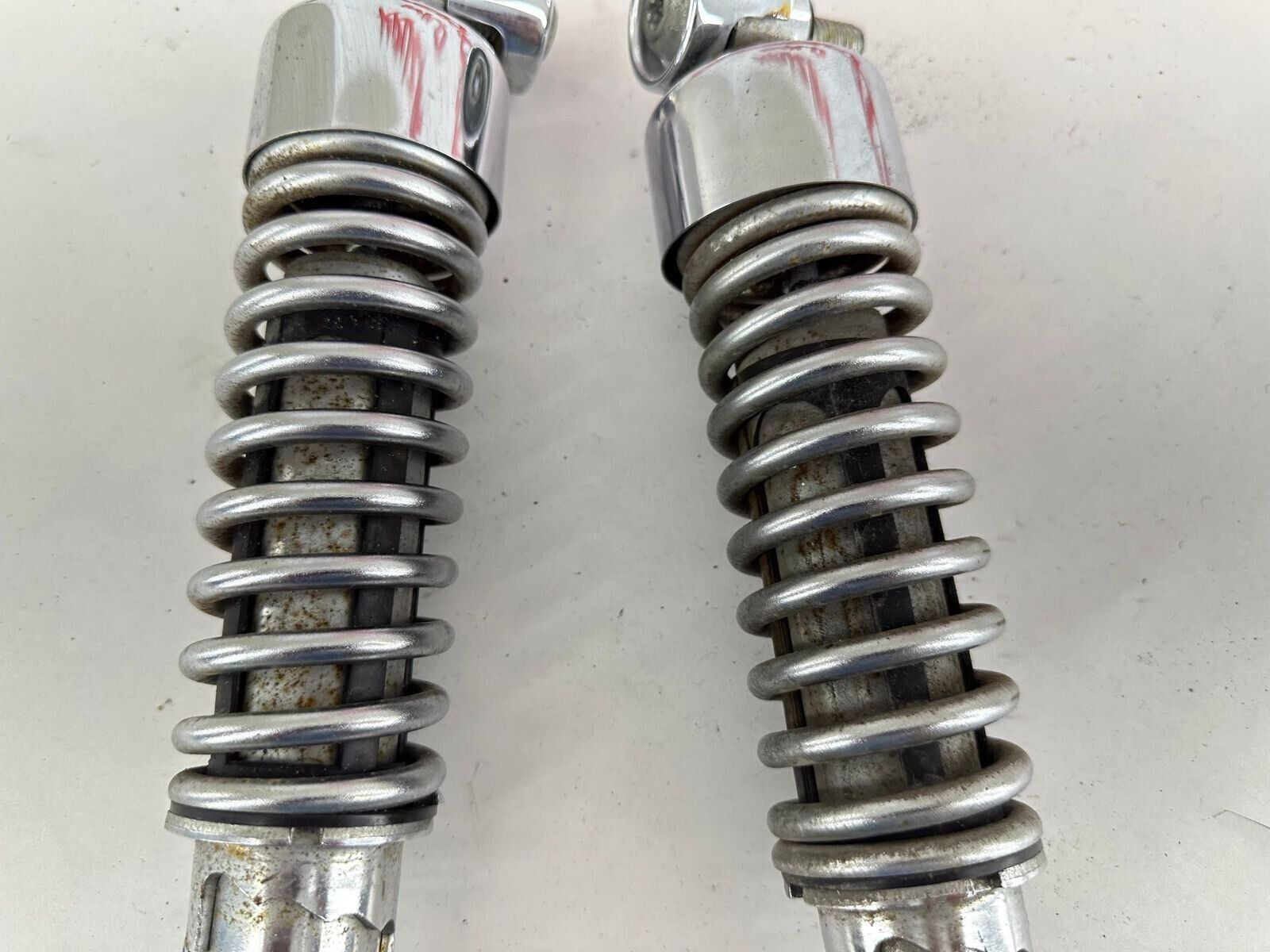 2007 HARLEY SPORTSTER CUSTOM Chrome Rear Shocks Suspension 11 3/4