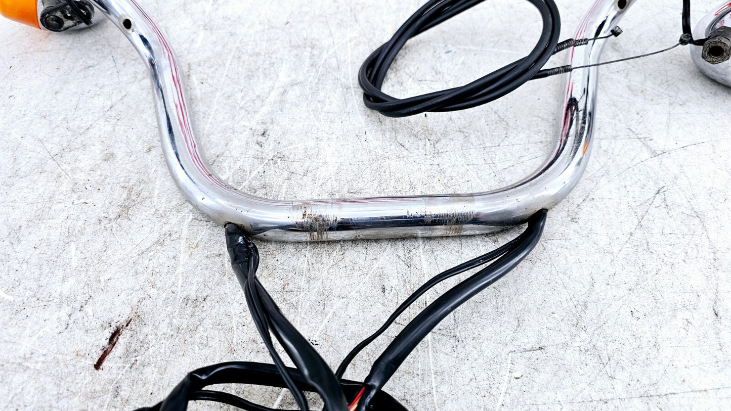 1995 HARLEY DYNA CONVERTIBLE Handlebar Control Switch Housing Grips +Turn Signal