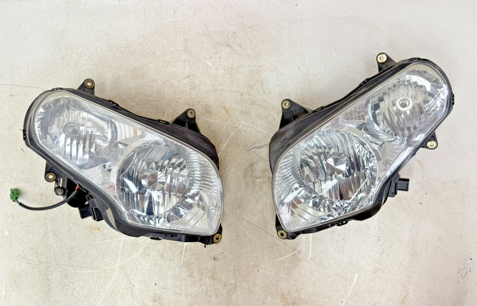 2002 Honda Goldwing GL1800 Front Headlight Left & Right Head Light Lamp