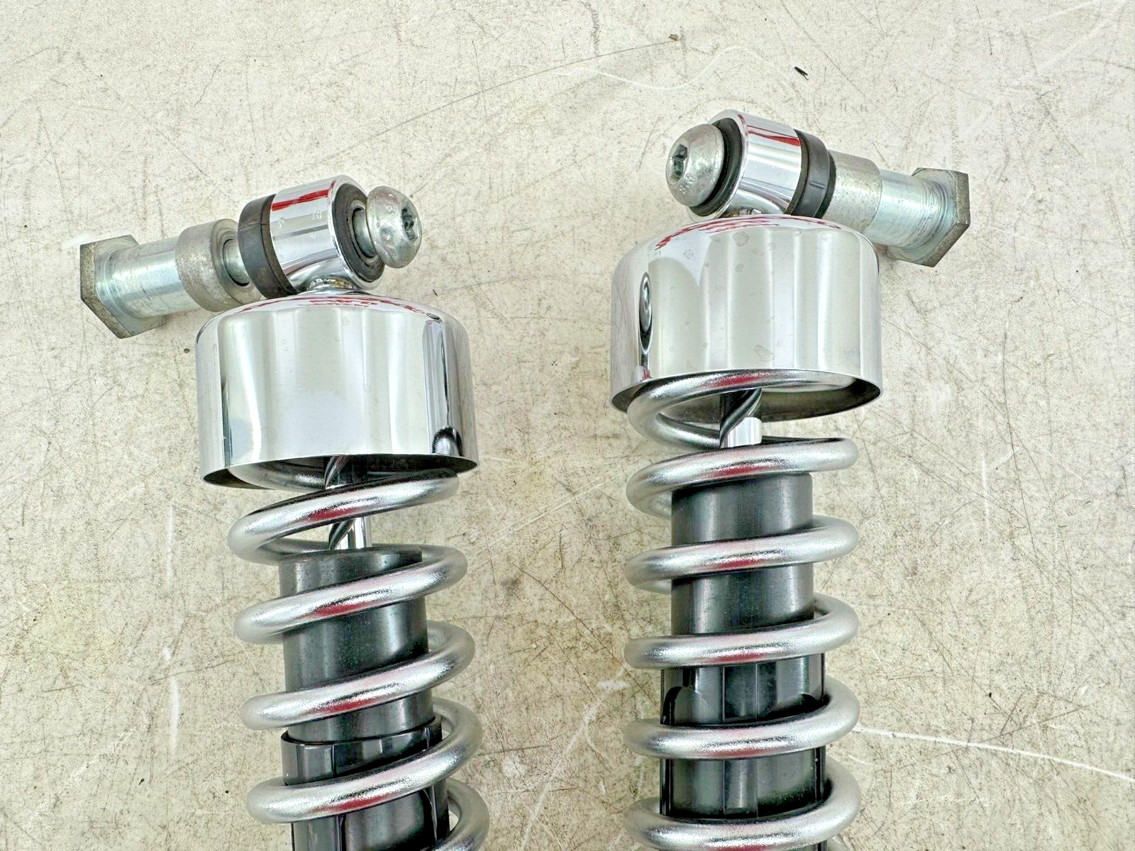 2003 Harley Davidson V Rod VRSCA Chrome Rear Shocks Suspension 12.25"
