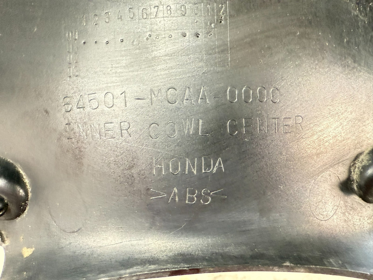 2002 Honda Goldwing GL1800 Inner Cowl Center Fairing Cover Panel