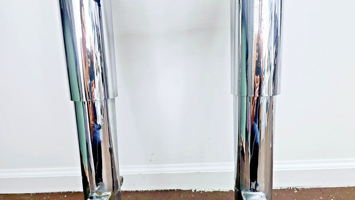 2002 HARLEY ELECTRA GLIDE Chrome Forks Triple Tree Front End Chrome Lowers