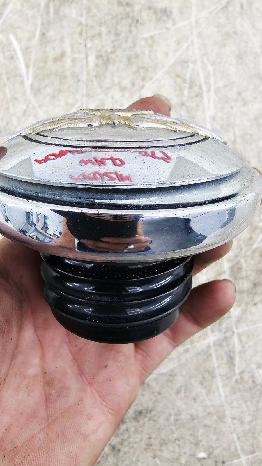 2000 Harley Davidson Sportster Flame Fire Fuel Gas Tank Cap