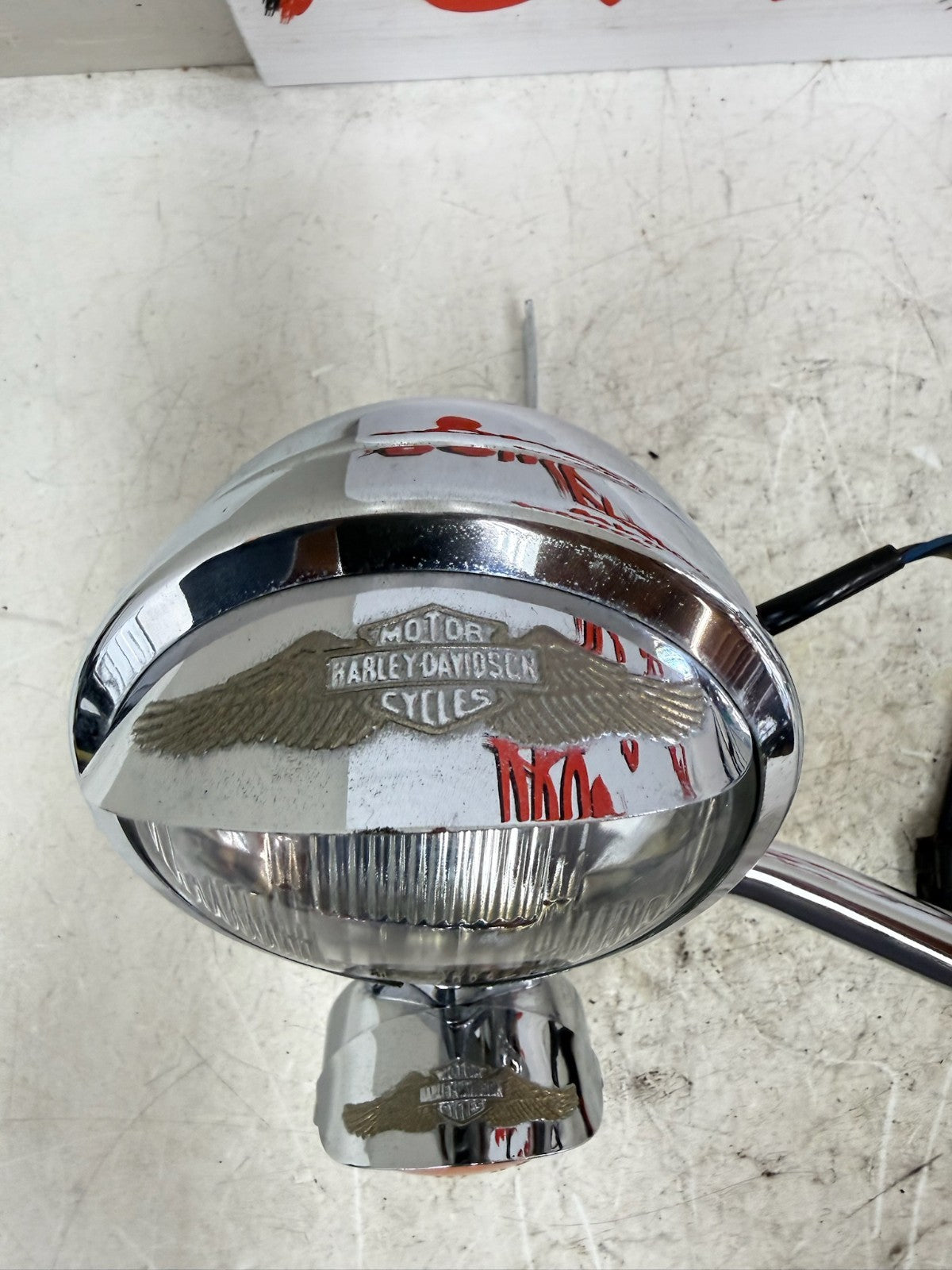 1995 HARLEY FLH ELECTRA GLIDE Chrome Highway Fog Lamp Turn Signal Light Bar