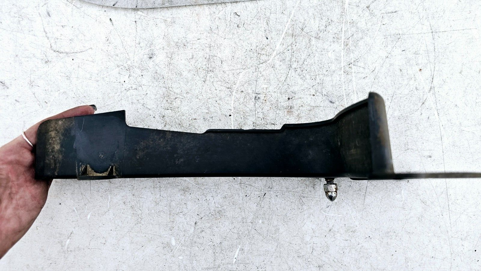 1999 HARLEY SOFTAIL Chrome Upper Belt Cover Guard + Black Lower