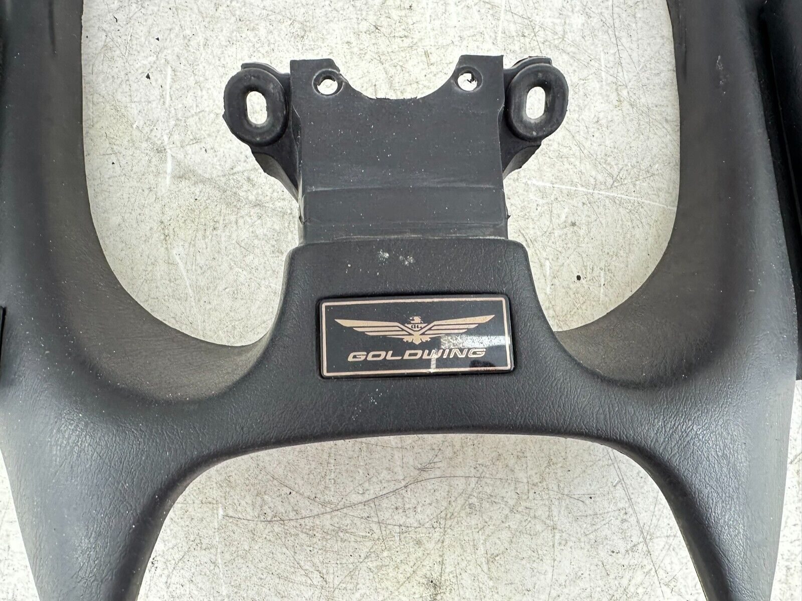 2004 Honda Goldwing GL1800 Black Upper Fairing Storage Pocket Radio Surround