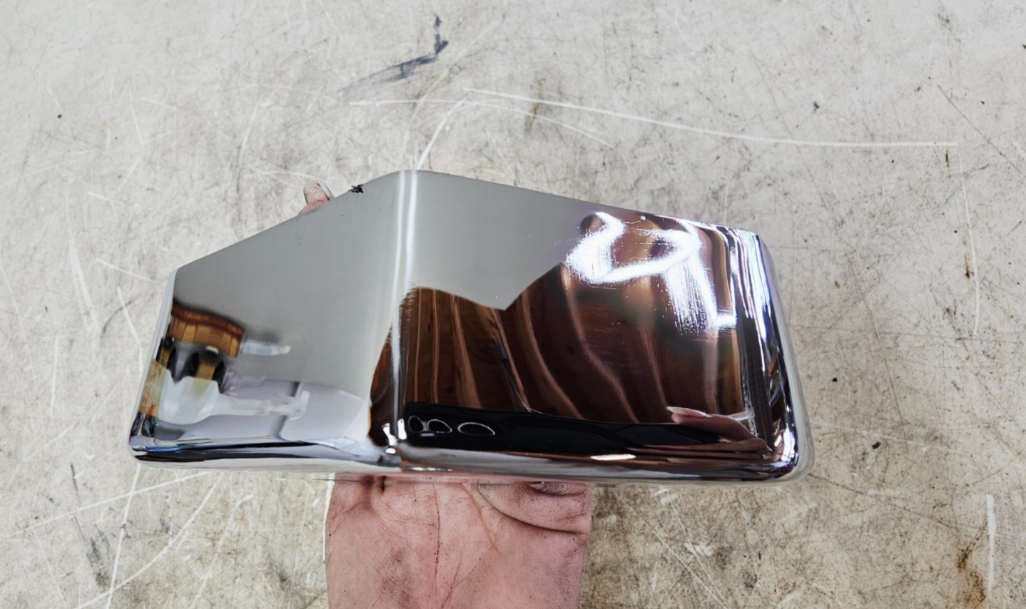 1996 HARLEY SOFTAIL Chrome Rear Master Cylinder Cover