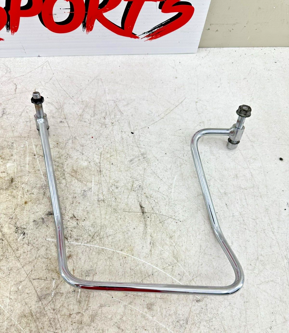 2005 HARLEY DAVIDSON DYNA Chrome Saddlebag Support Arm Bar