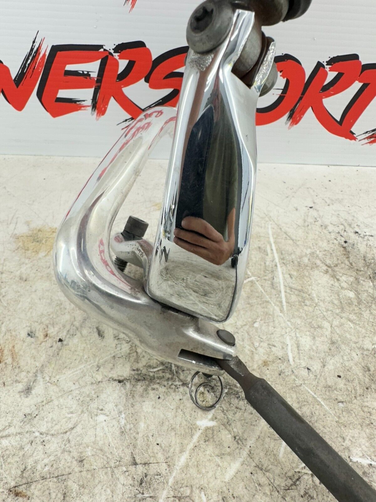 2006 Harley Dyna Low Rider OEM HD Chrome Mid Controls Shift Lever Brake Pedal