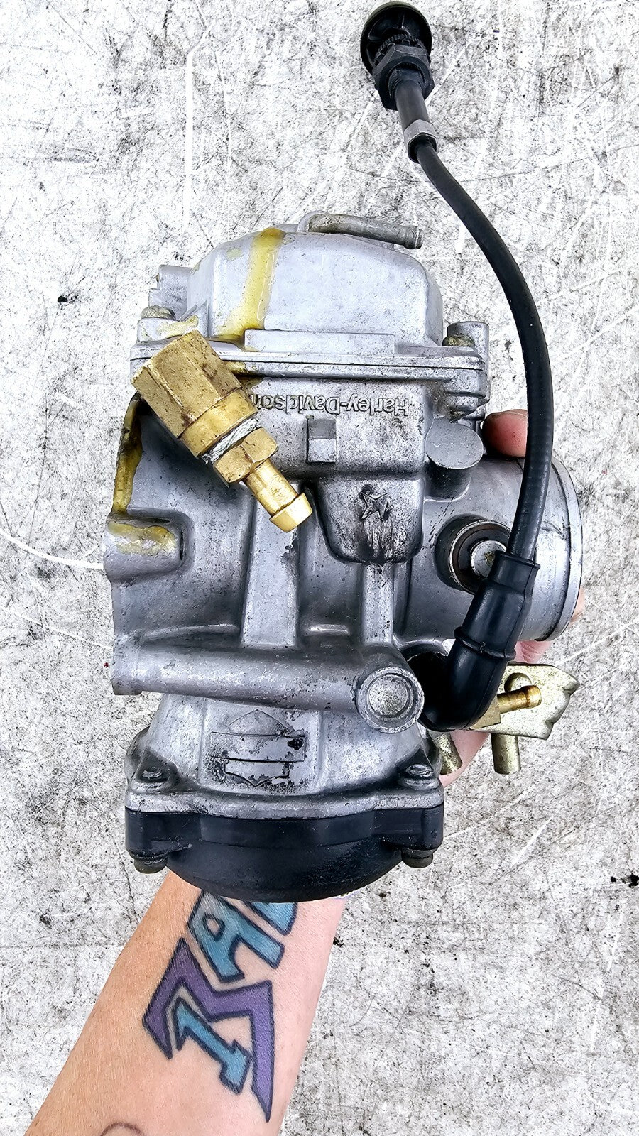 1994 HARLEY FLH ELECTRA GLIDE OEM HD Engine Carburetor Carburator Carb 27207-93