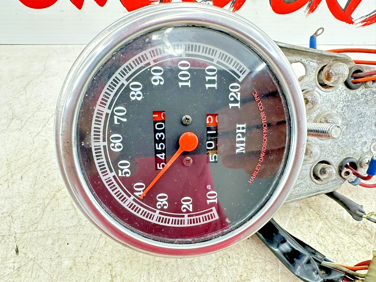 1995 HARLEY SOFTAIL 95 Older Speedometer Speedo