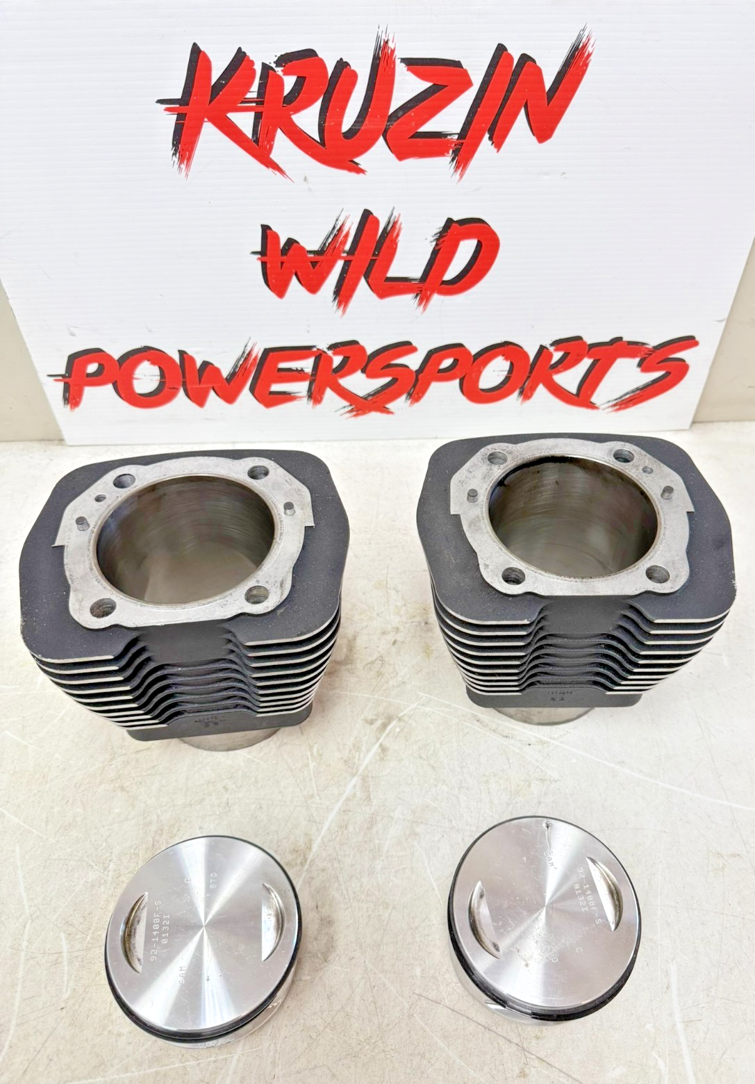 1997 HARLEY DAVIDSON SOFTAIL EVO S&S 100 107 Engine Motor Cylinders Jugs Piston