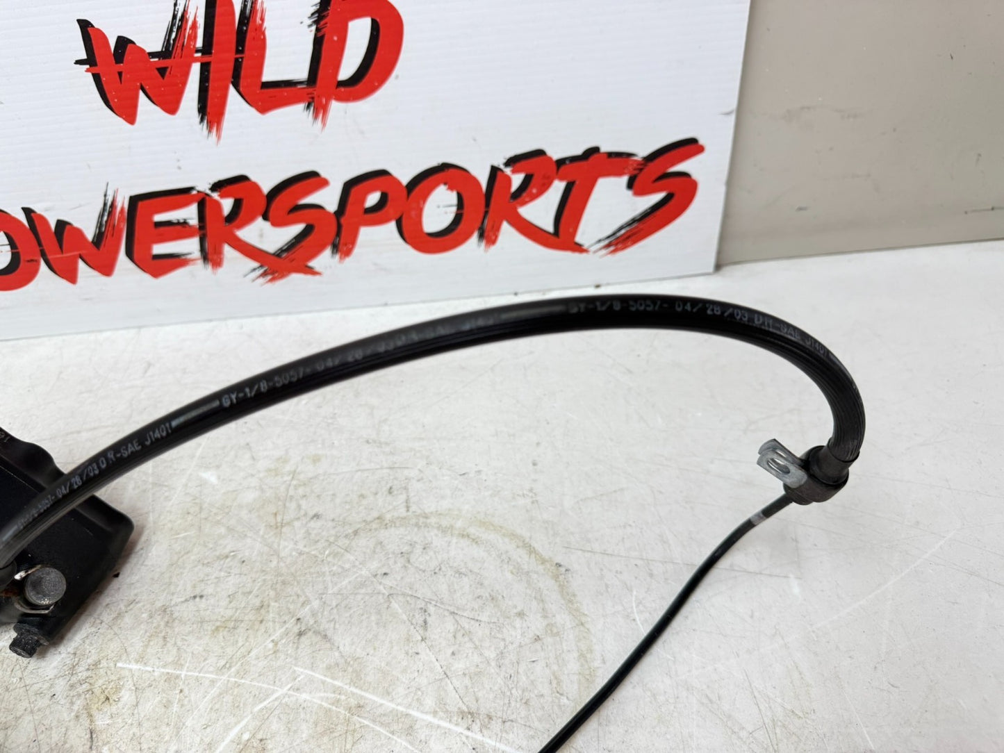 2003 Harley Davidson Sportster Front Brake Master Cylinder Caliper & Hose