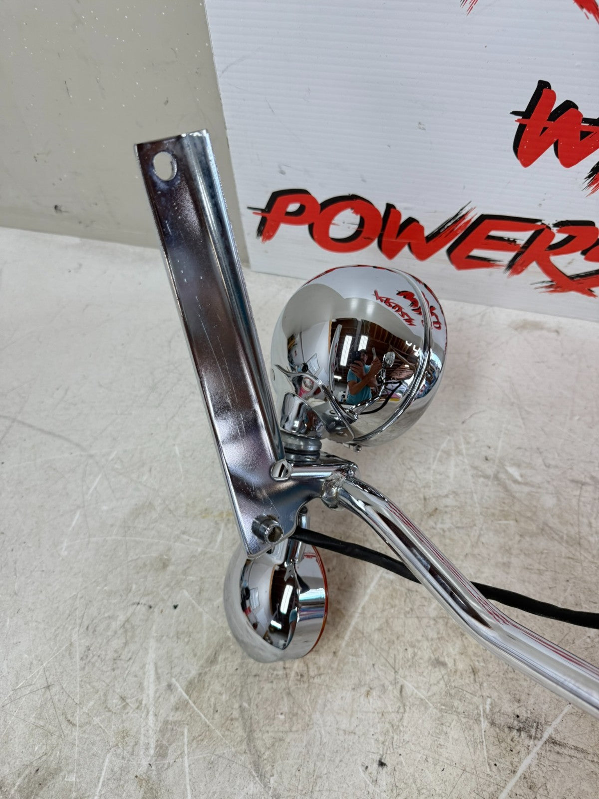2002 HARLEY SOFTAIL OEM HD Chrome Fog Turn Signal Light Bar