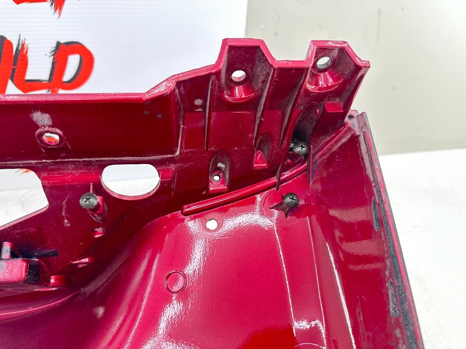 2004 Honda Goldwing GL1800 Rear Upper Top Trunk Lid Cover Fairing Red
