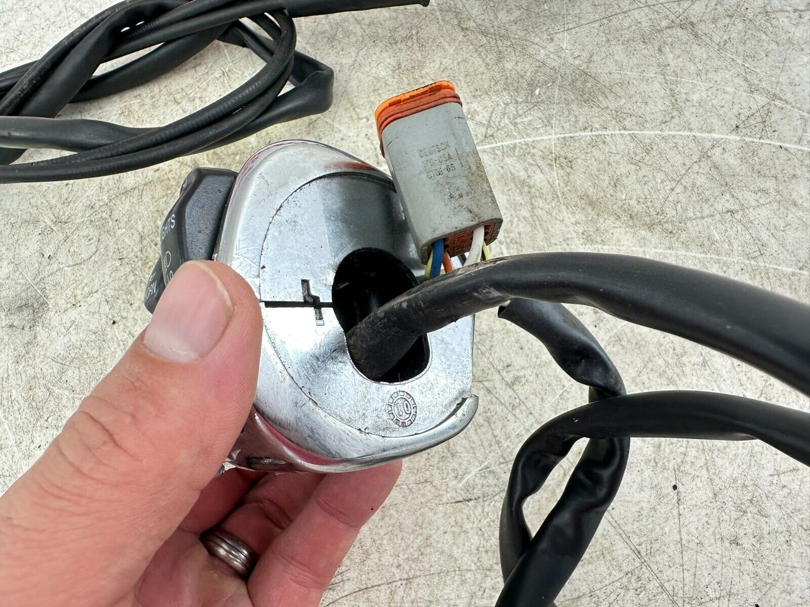2002 HARLEY SOFTAIL Right Left hand Controls Switch + Throttle Cable
