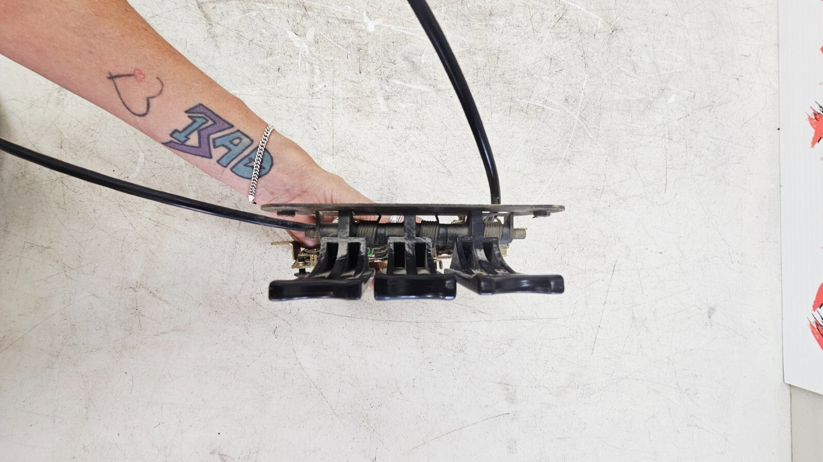 1995 HONDA GOLDWING GL1500 Trunk Saddlebag Lock Latch Release Cover Lever