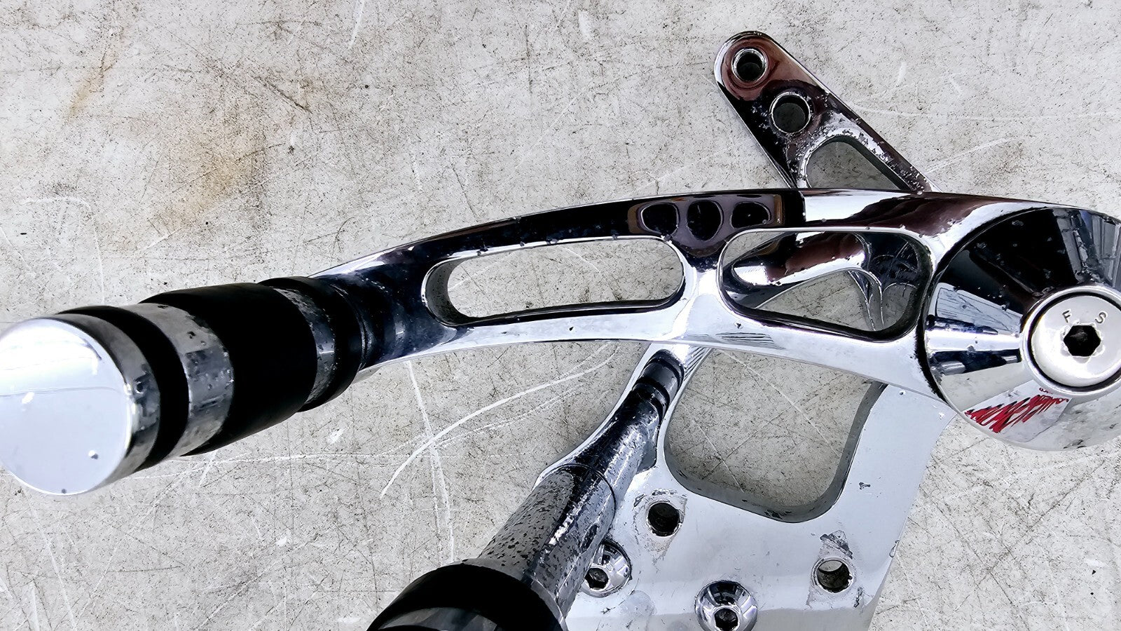 1988 HARLEY SOFTAIL Chrome Billet Forward Control Kit