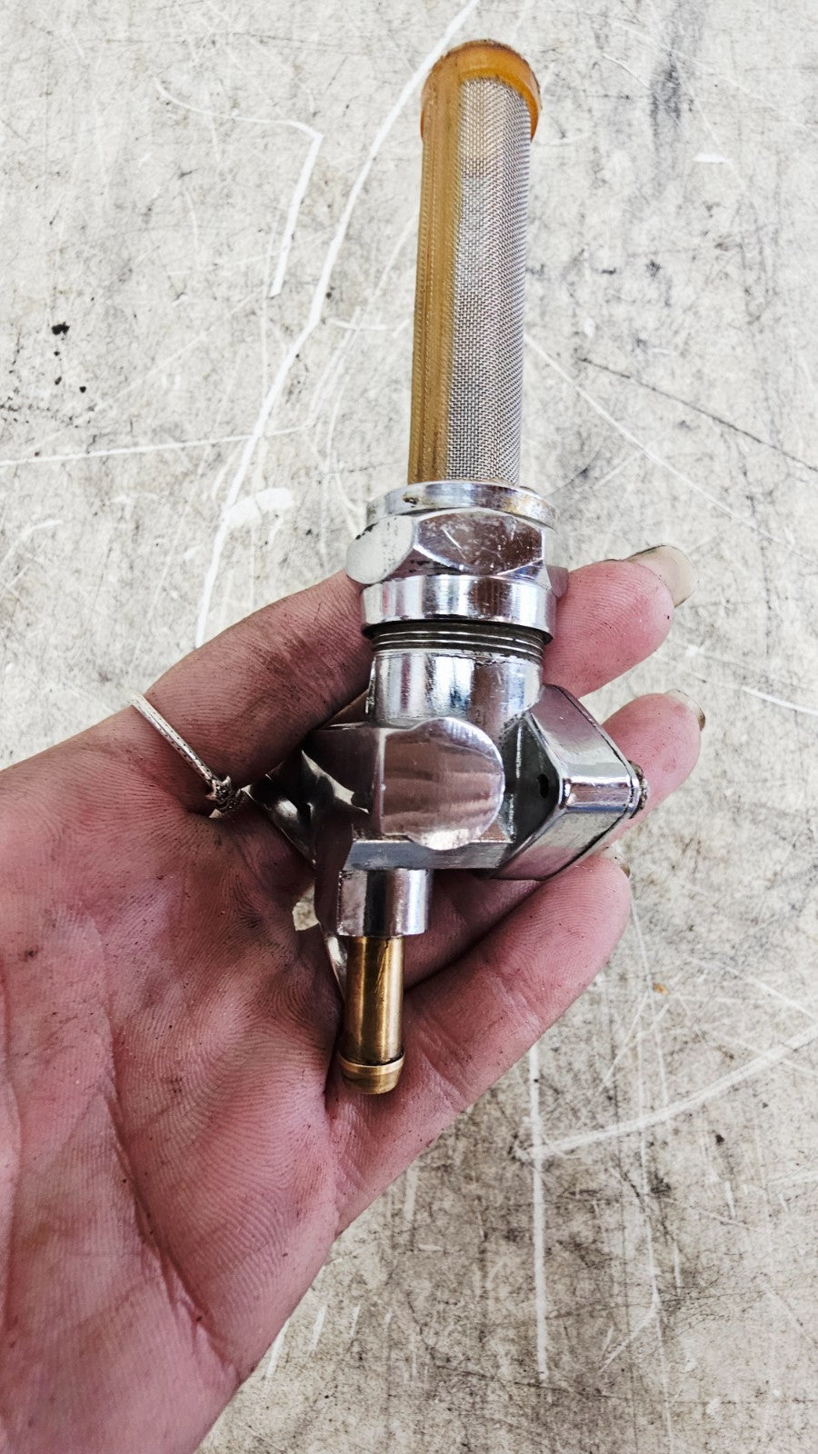 2001 Harley Davidson Sportster Fuel Gas Tank Petcock Shut-Off Valve