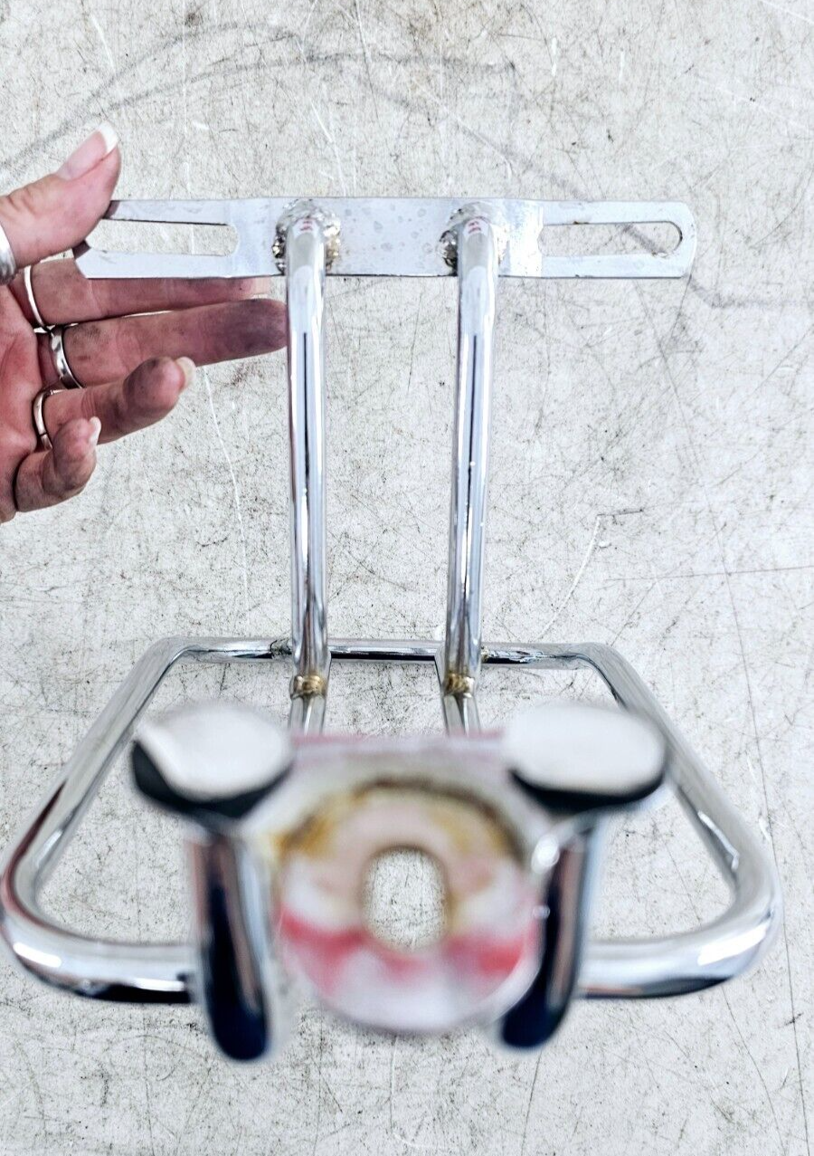 1999 HARLEY DYNA CONVERTIBLE Chrome Rear Fender Luggage Rack