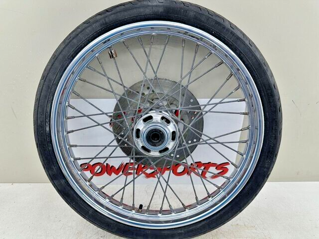 1995 HARLEY DAVIDSON DYNA 99 Down 21" Front Wheel Rim Rotor Spoke Laced