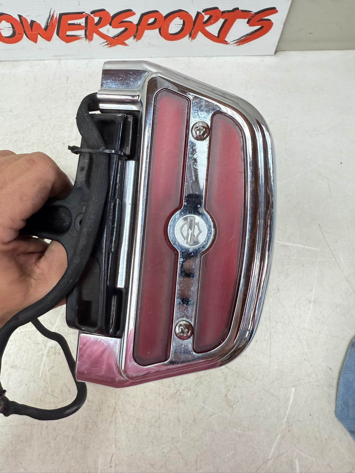 2003 HARLEY ELECTRA GLIDE Rear Left Right Passenger Floor Foot Board W/ Lights
