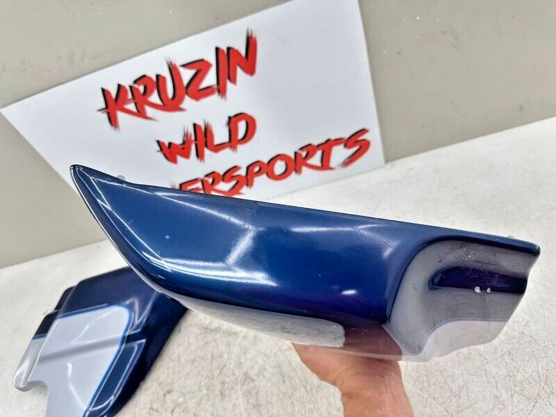 1999 HARLEY FLH ELECTRA GLIDE OEM HD Right Left Side Cover Cobalt Blue Diamond