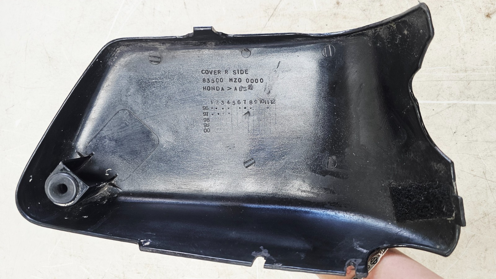 2000 HONDA VALKYRIE INTERSTATE Fairing Side Cover Panel Right & Left Black