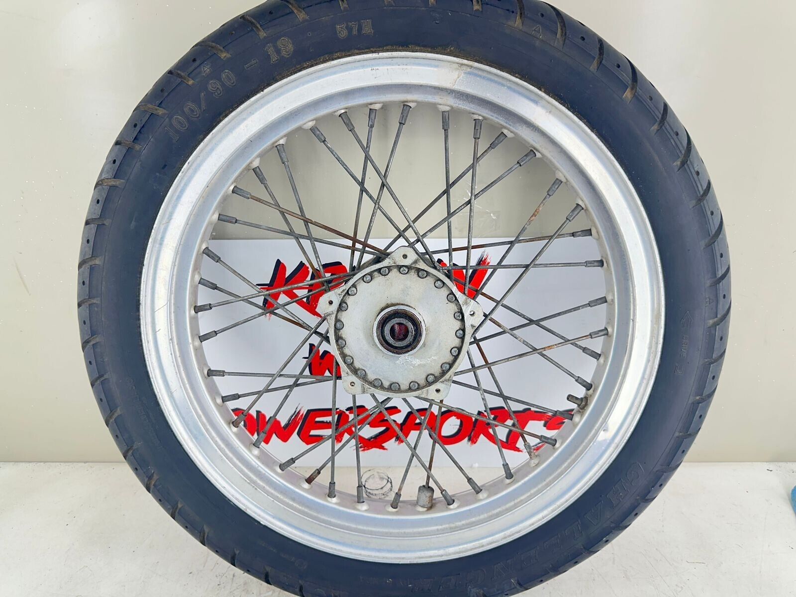 2003 Harley Davidson Sportster  99 Down 19" Front Wheel Rim Spoke Laced