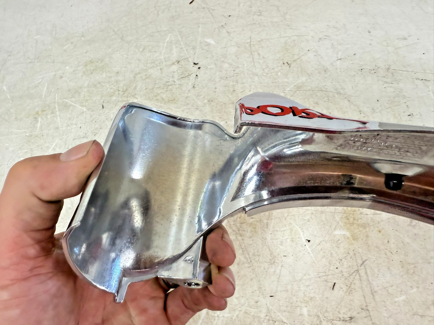 2002 Honda Goldwing GL1800 Front Fork Cover Guard Chrome