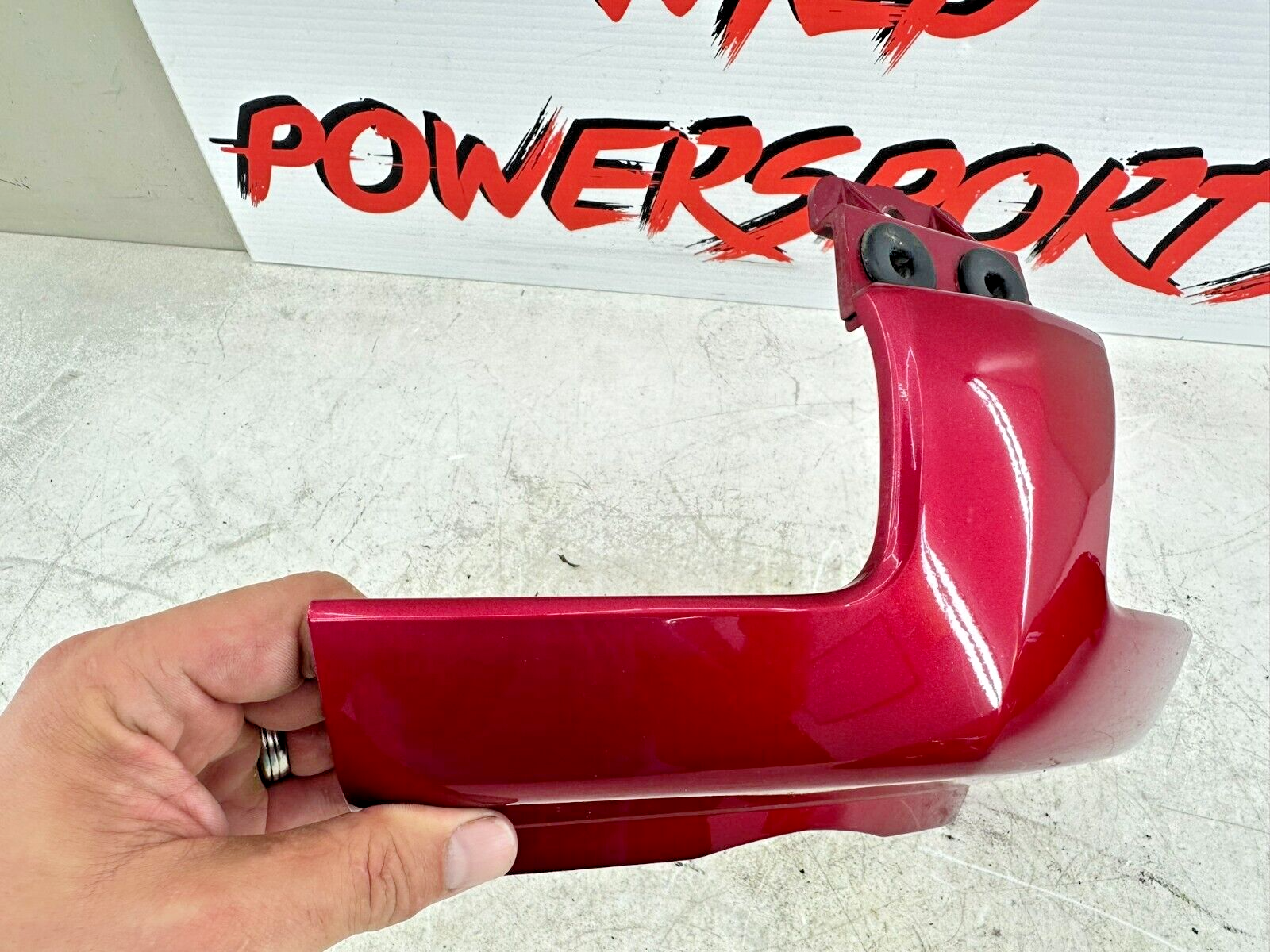 2004 Honda Goldwing GL1800 Red Front Fairing Cowl Lower Center Cover Plastic