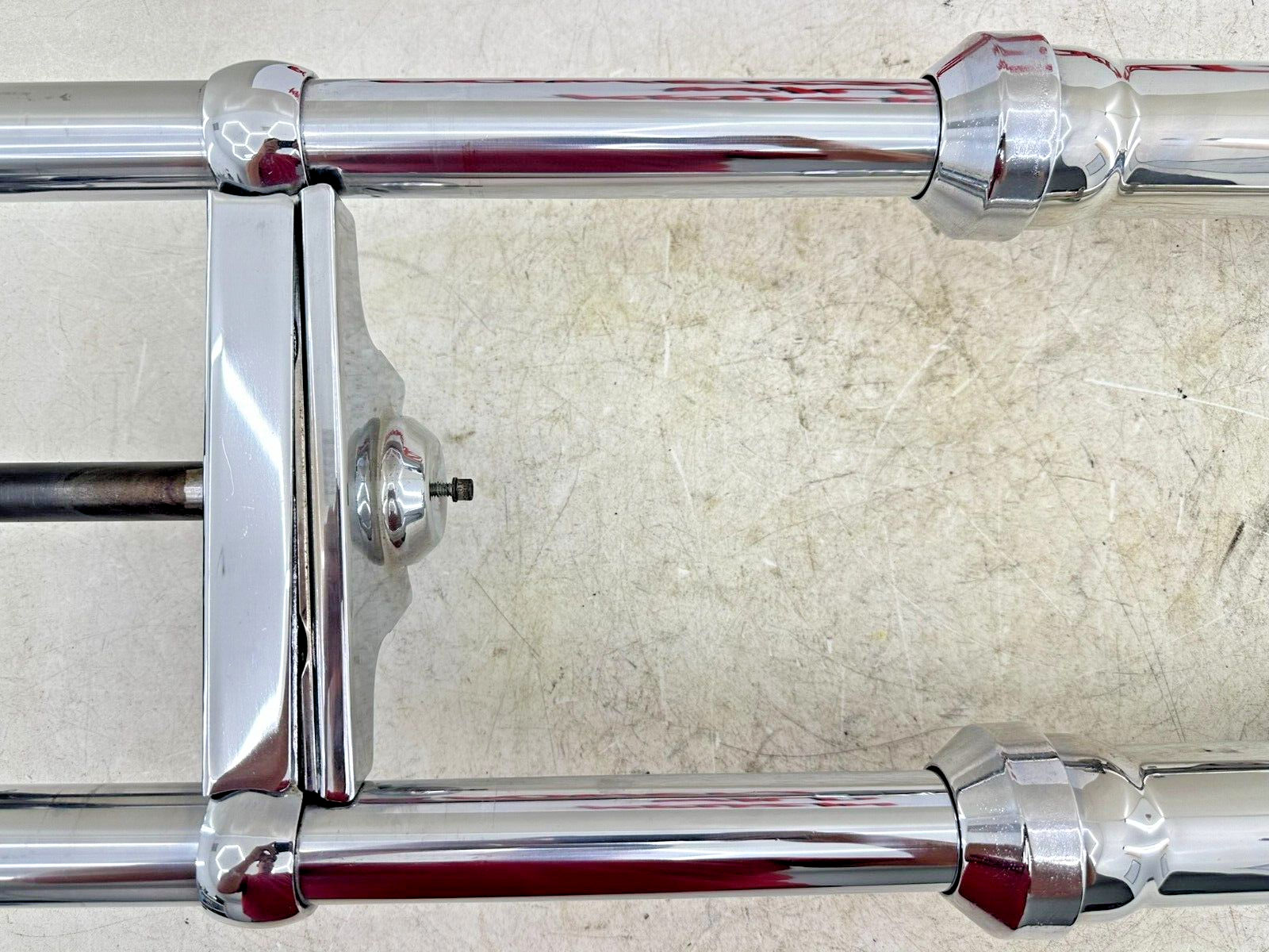 1999 HARLEY SOFTAIL Chrome Wide Glide Forks Triple Tree Clamp