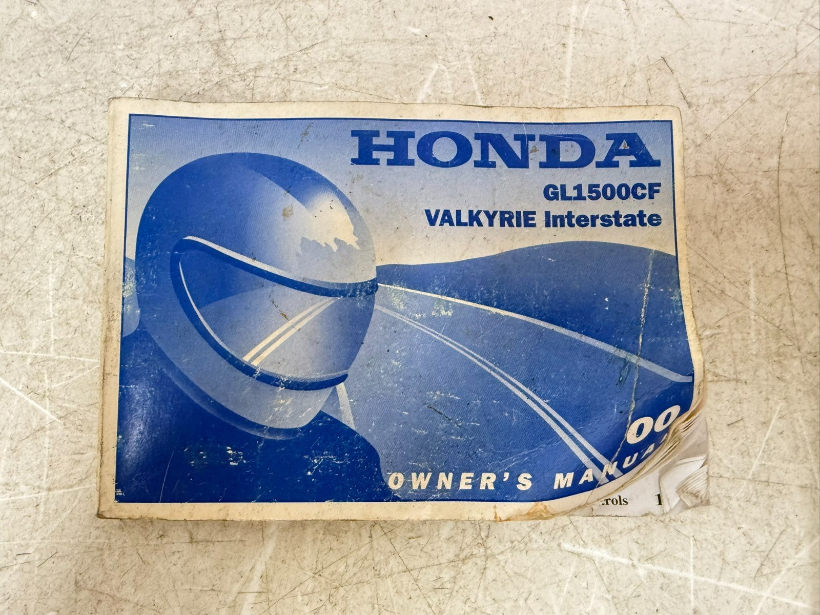 2001 HONDA VALKYRIE INTERSTATE Owner's Manual + CB Radio Guide Book