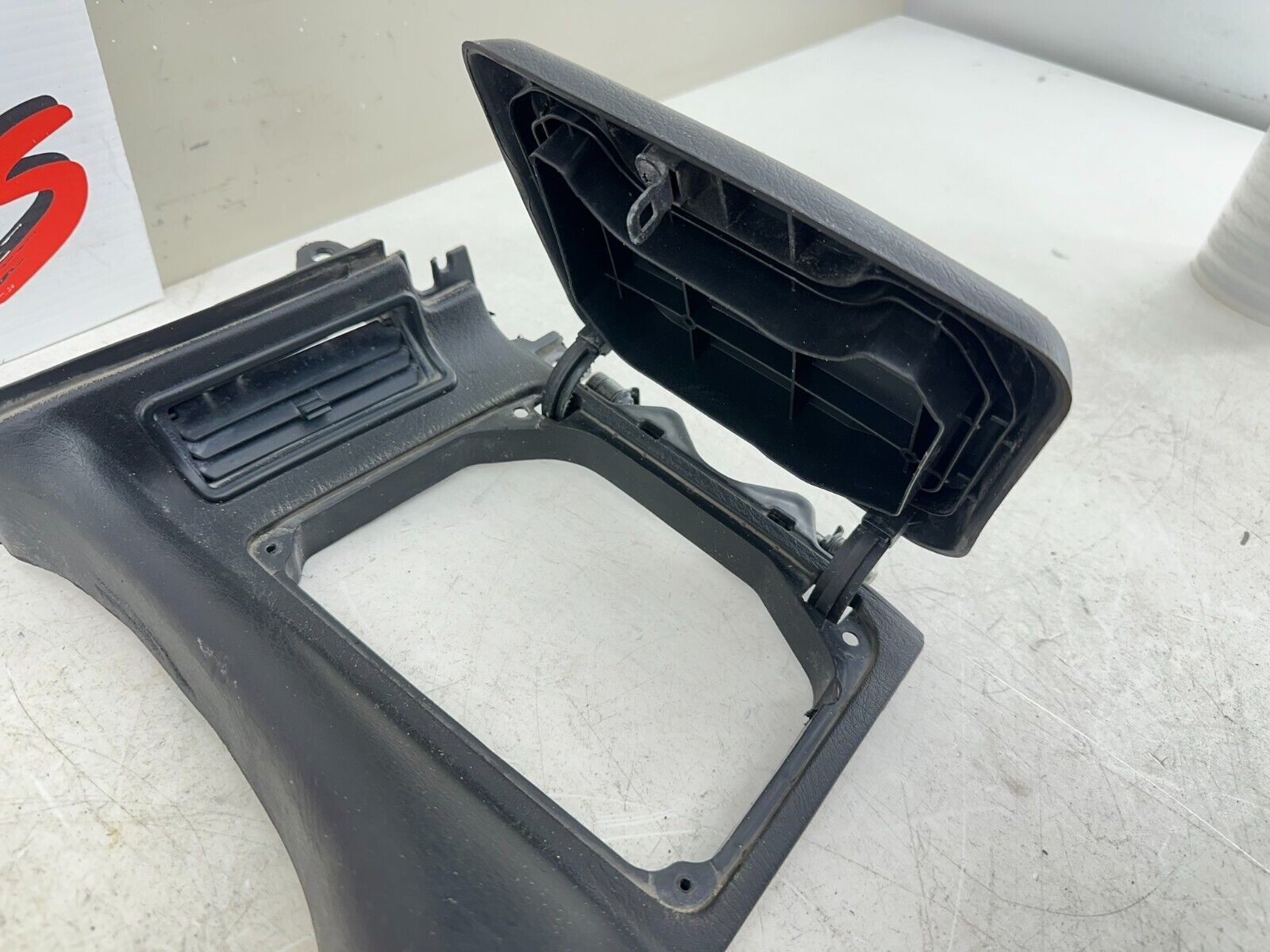 2004 Honda Goldwing GL1800 Black Upper Fairing Storage Pocket Radio Surround
