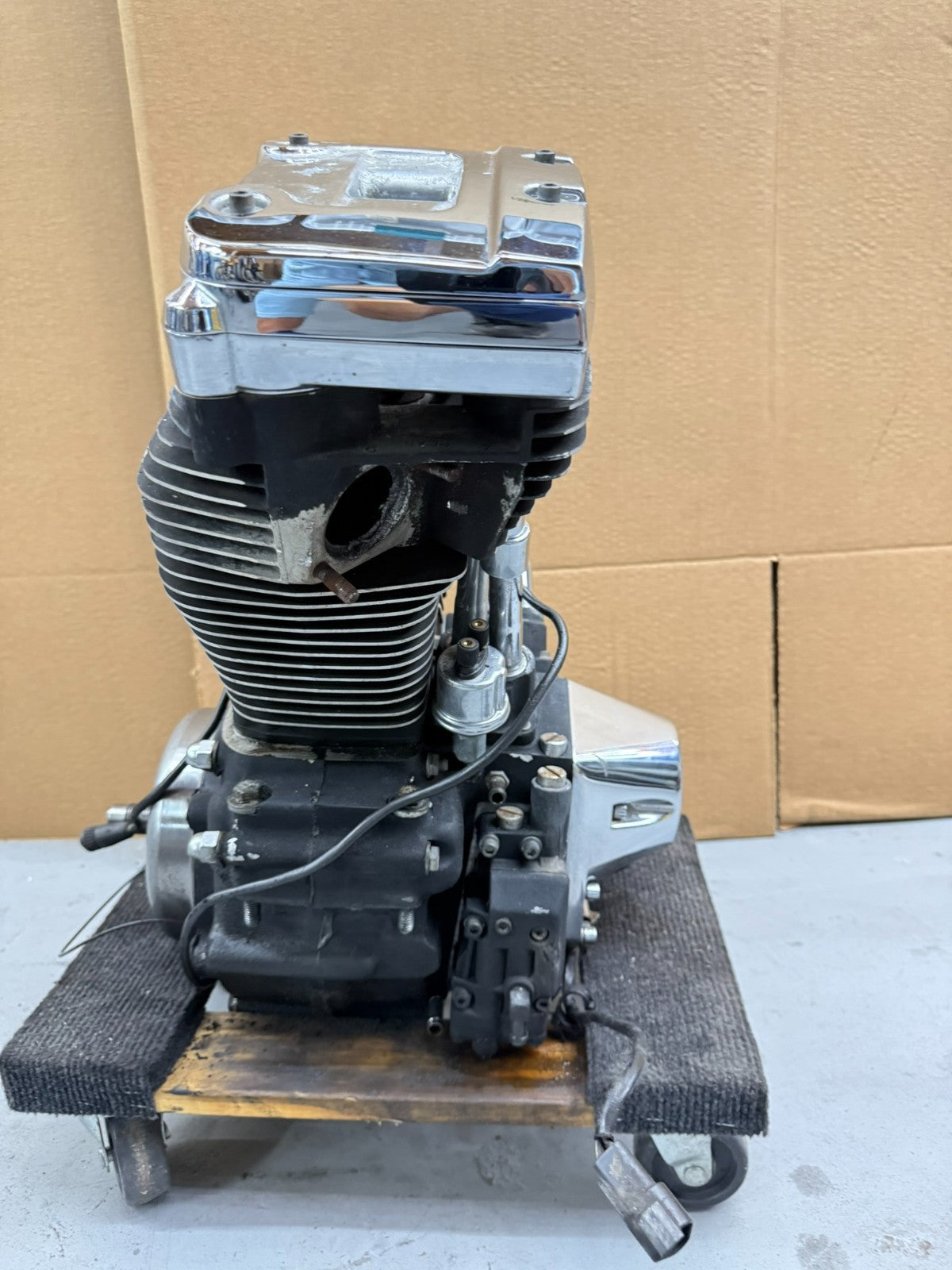 1995 HARLEY FLH ELECTRA GLIDE 1340 EVO Evolution Engine Motor 42k EFI SEE VIDEO