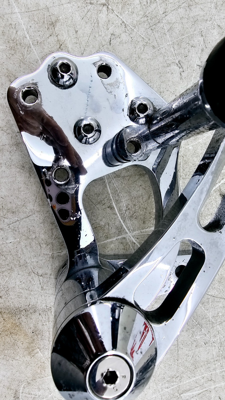 1988 HARLEY SOFTAIL Chrome Billet Forward Control Kit