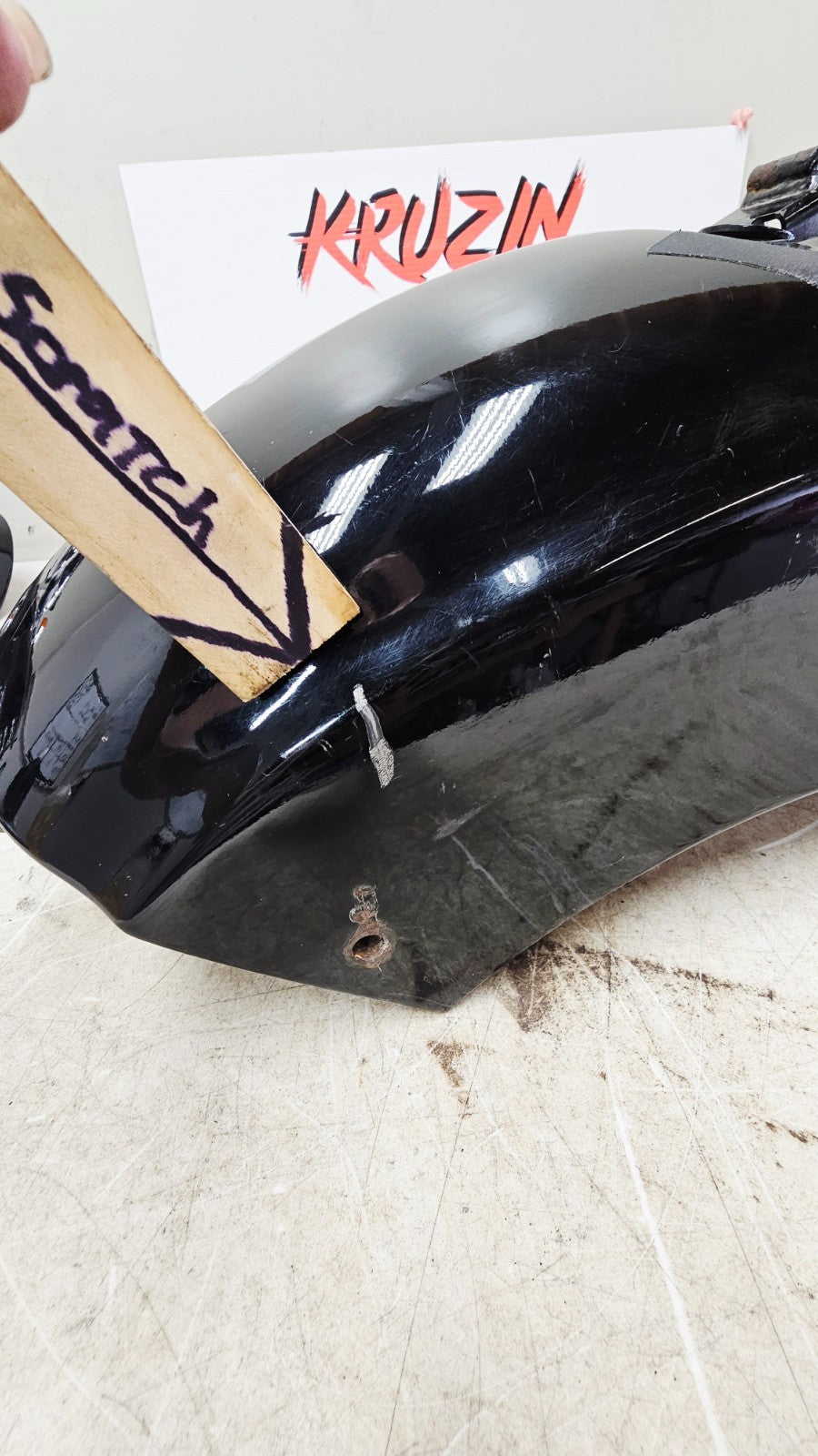 2000 HONDA VALKYRIE INTERSTATE Rear Back Fender Mudguard Turn Signal Light