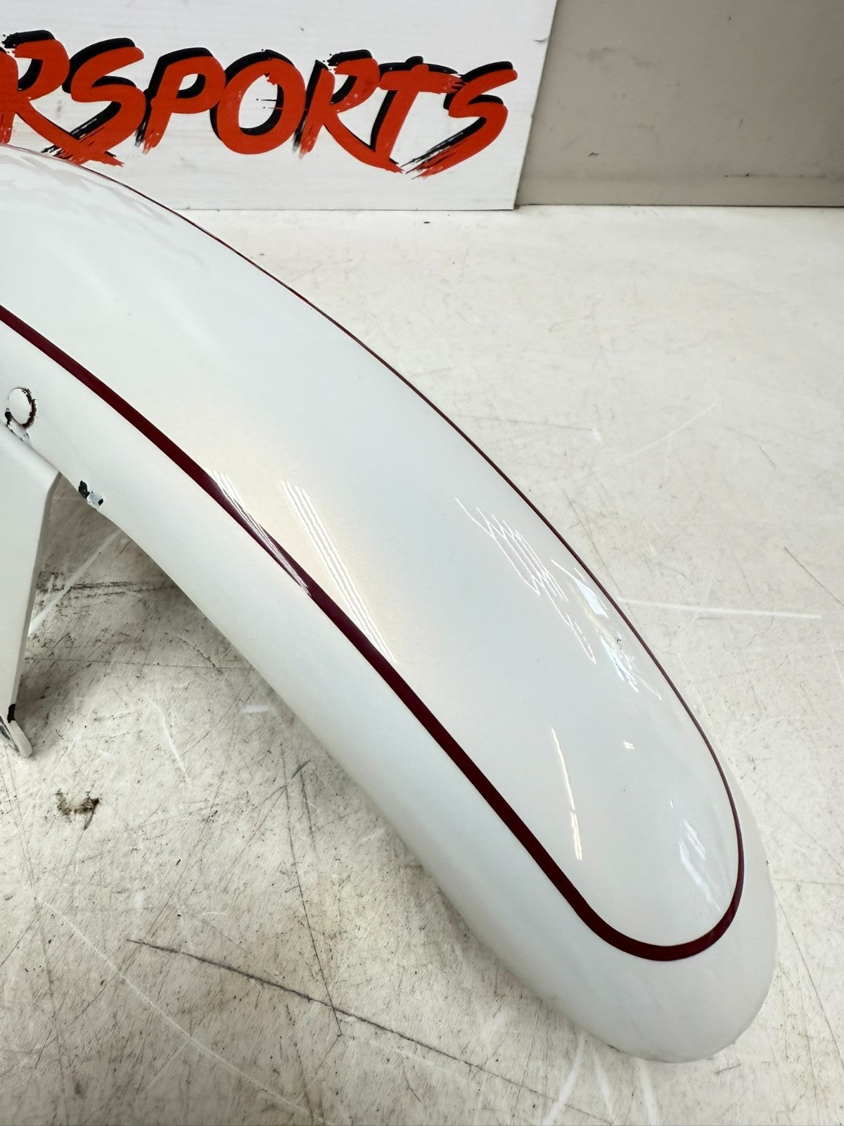 2003 HARLEY DYNA WIDE GLIDE Front Fender Pearl White 100th Anniversary