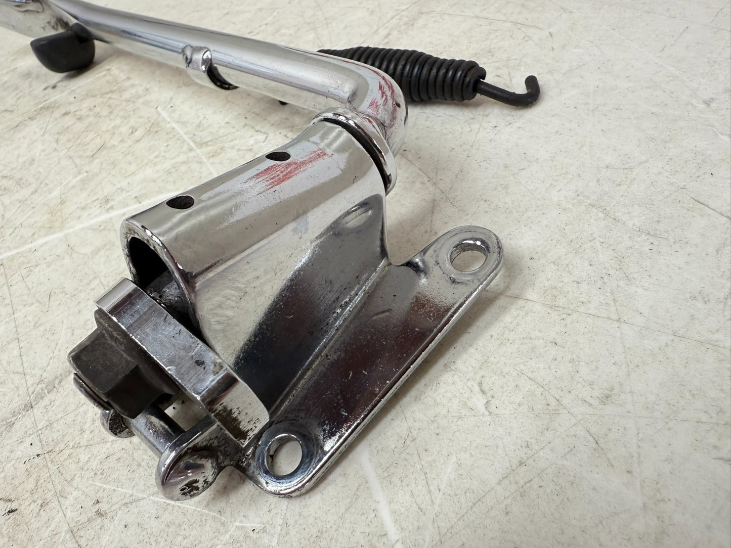 2003 HARLEY ELECTRA GLIDE OEM Left Side Jiffy Kick Stand Chrome