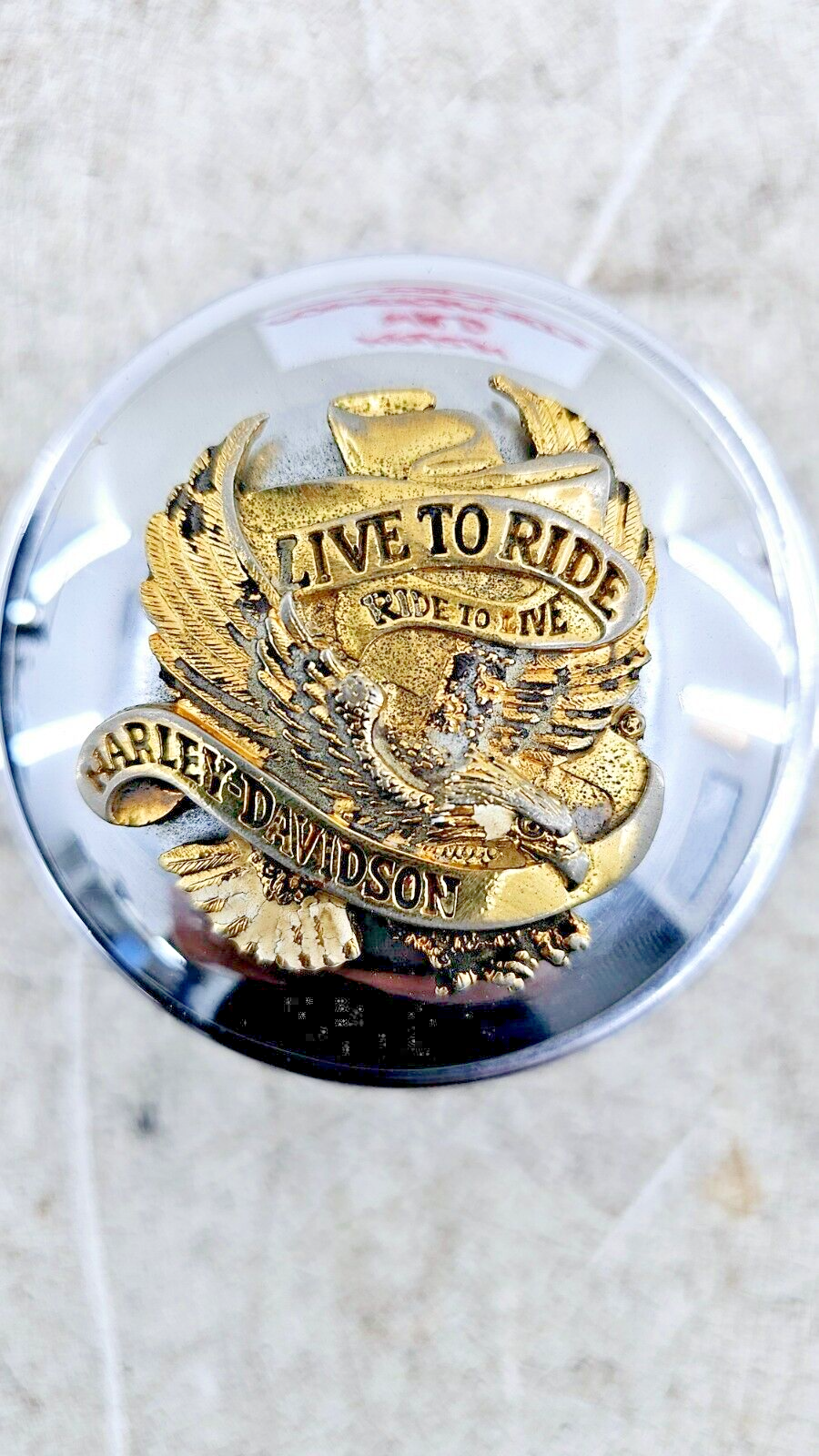 1995 HARLEY DYNA CONVERTIBLE Fuel Gas Cap OEM Live To Ride