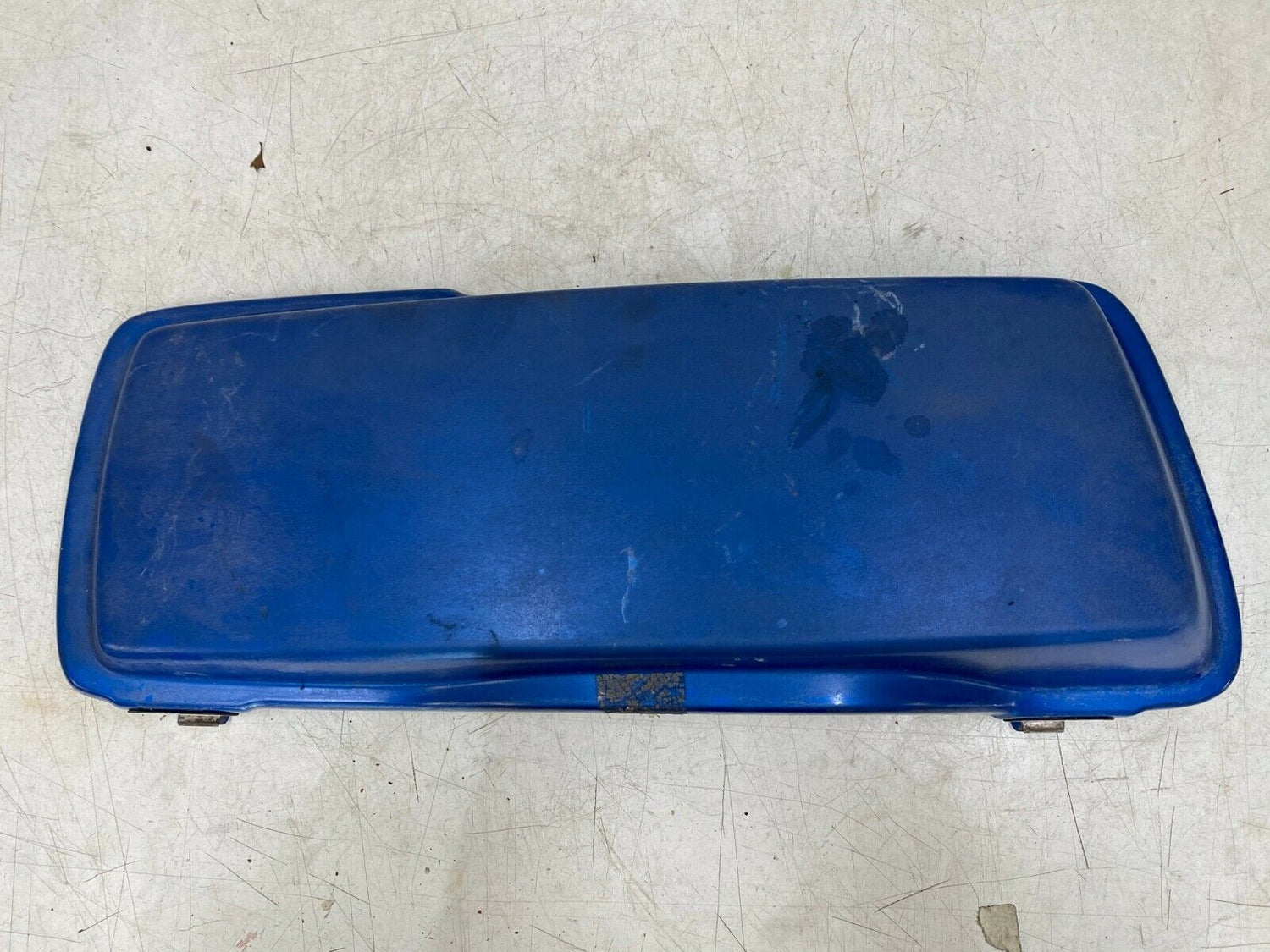 2002 HARLEY DAVIDSON FLH Road Glide CVO Left Saddle Bag Lid OEM HD Blue