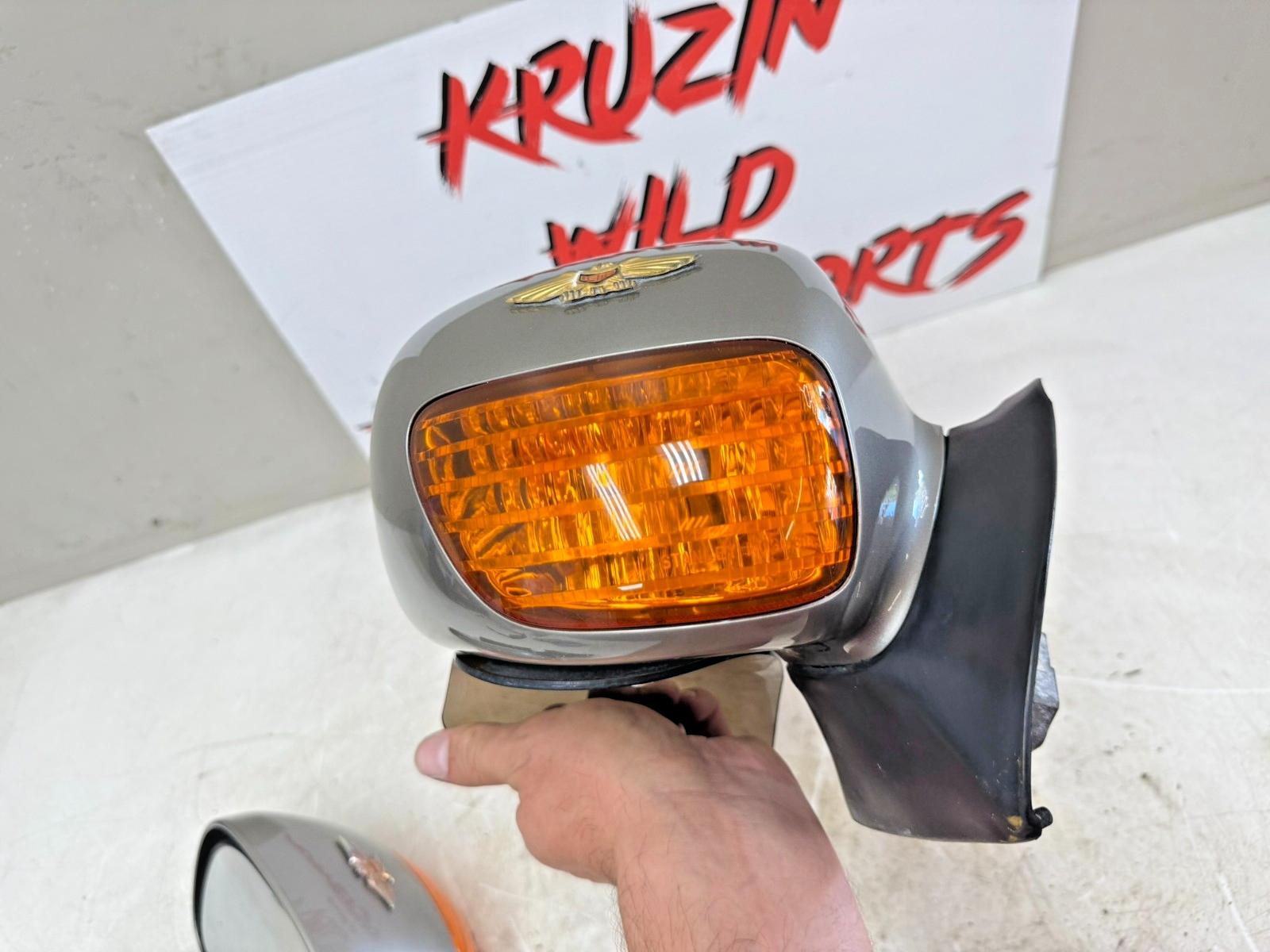 2002 Honda Goldwing GL1800 Right Left Mirrors w/ Turn Signal & Wing Deflector