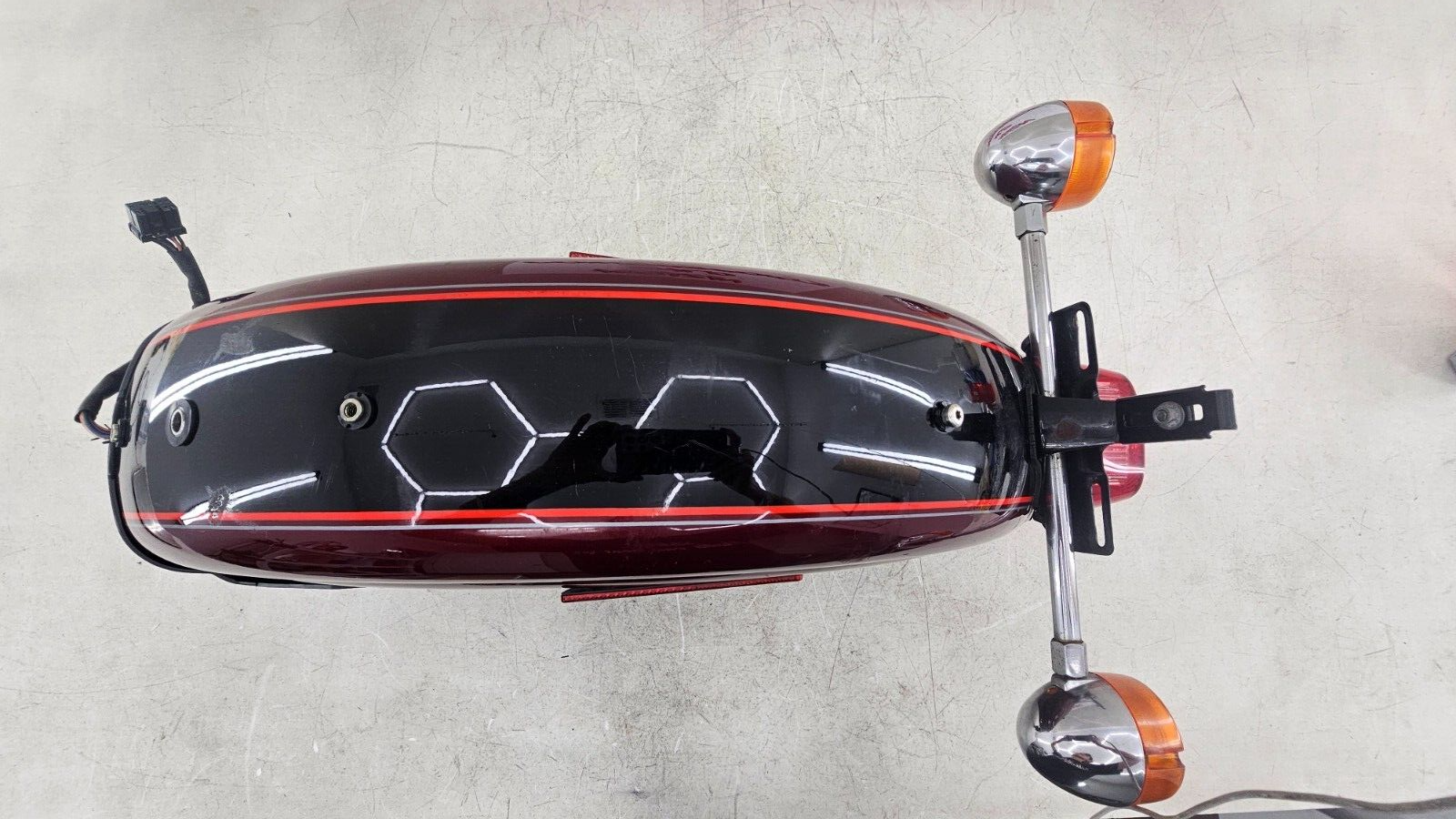 2000 Harley Davidson Sportster Rear Fender Brake Light Turn Signal Bar