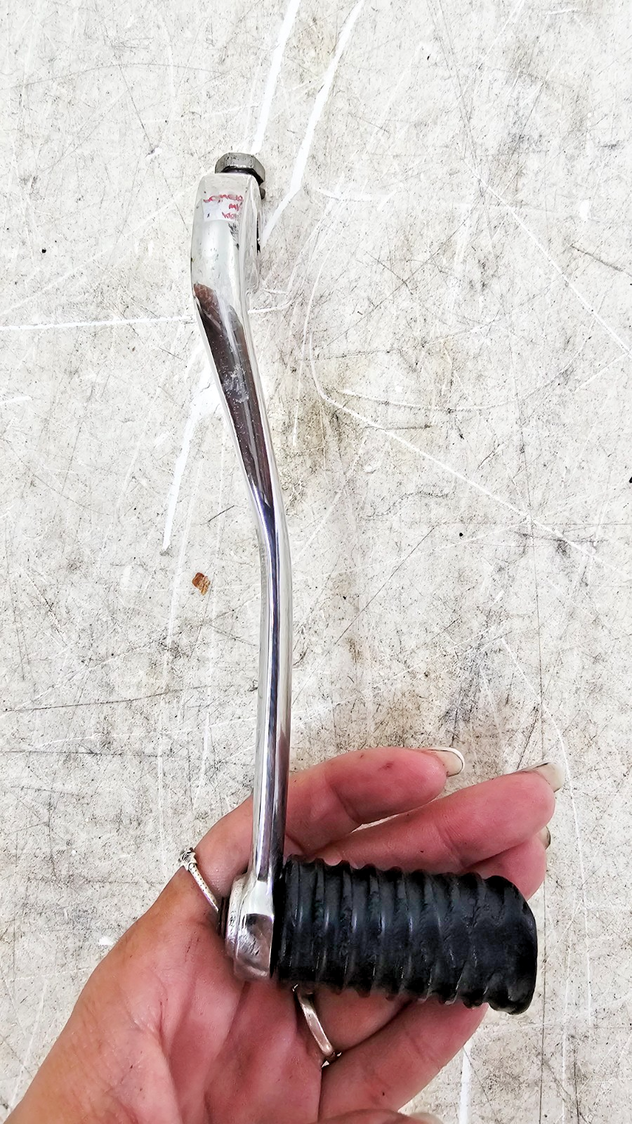 1997 HARLEY DYNA Mid Control Chrome Shifter Shift Lever Pedal