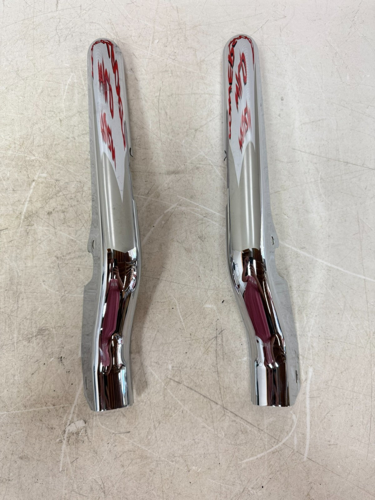 2003 HARLEY ELECTRA GLIDE Chrome Rear Strut Arm Frame Cover