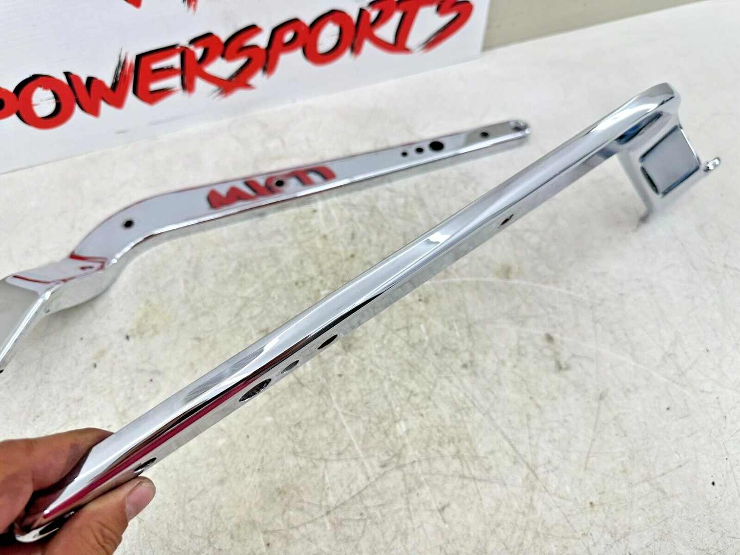 1996 HARLEY DAVIDSON SOFTAIL Chrome Rear Fender Frame Strut Arm Bars