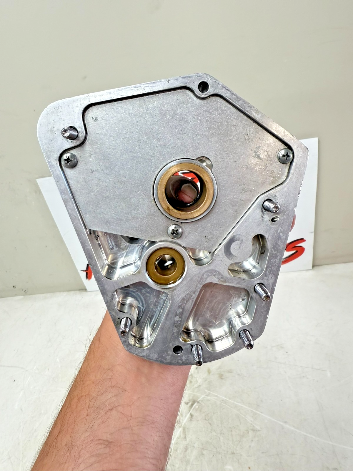 1997 HARLEY DAVIDSON SOFTAIL EVO Billet Aluminum Engine Nose Cone Cam Cover S&S?