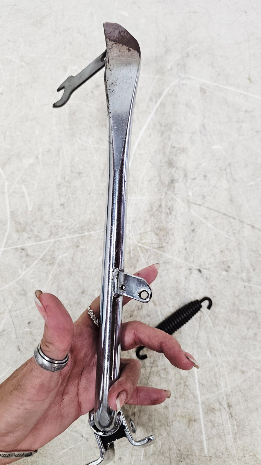 1993 HARLEY SOFTAIL Chrome Kickstand Jiffy Side Stand