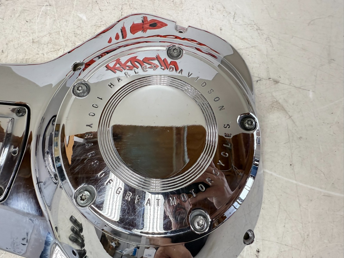 2003 HARLEY ELECTRA GLIDE Outer Primary Clutch Cover 100th Anniversary